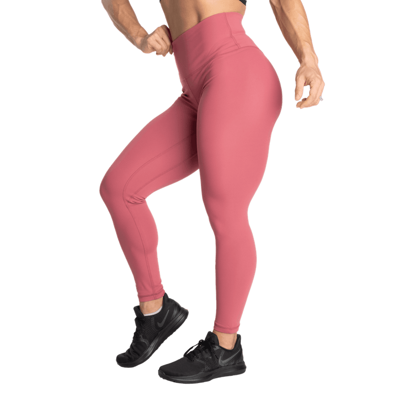Better Bodies Core Leggings, mørk rosa tights 