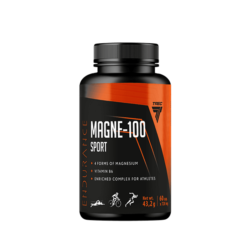 Trec Magne-100 Sport, 60 kapsler magnesium