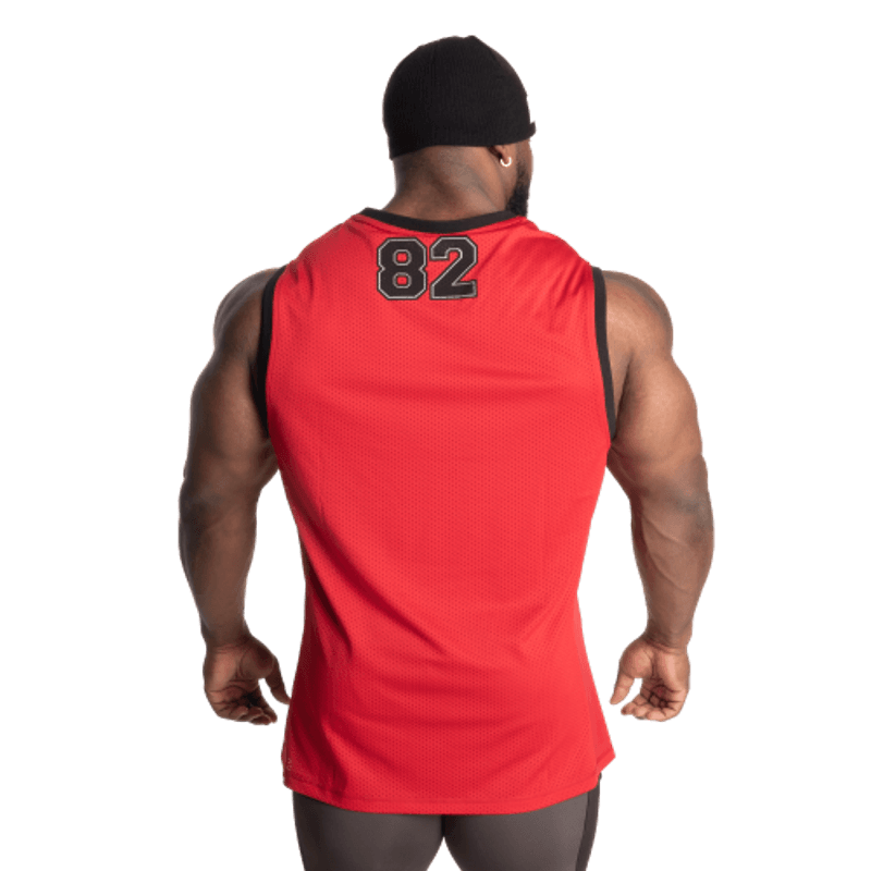 Better Bodies Iron Mesh Tank, rød singlet 
