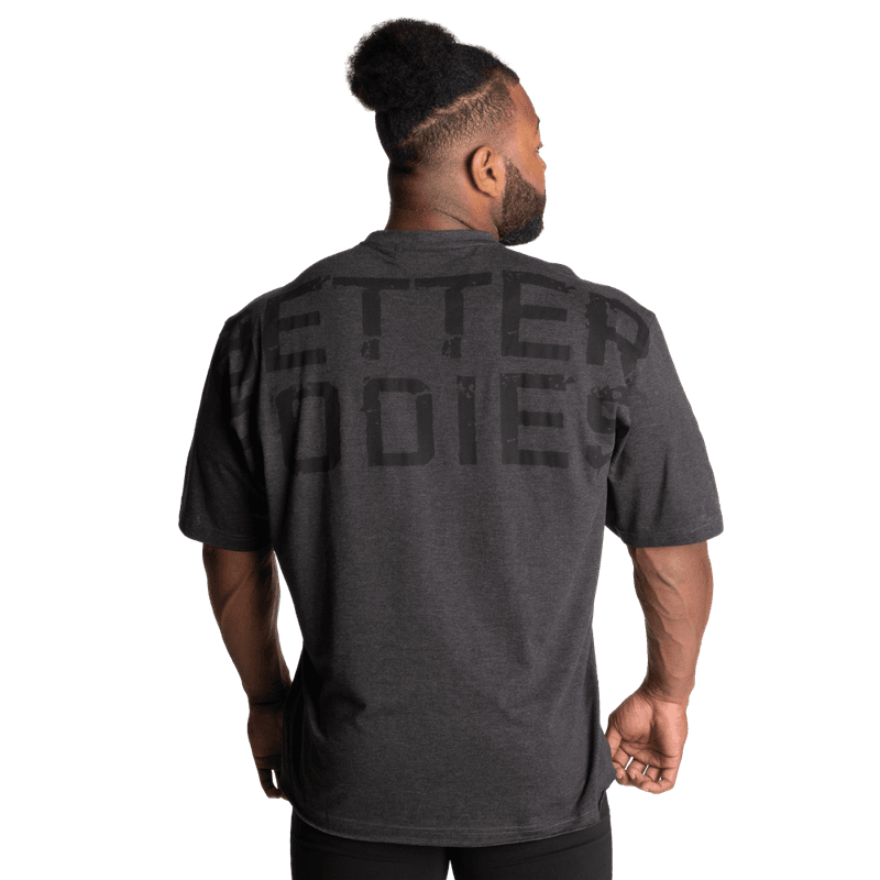 Better Bodies Union Iron Tee, mørk grå t-skjorte 