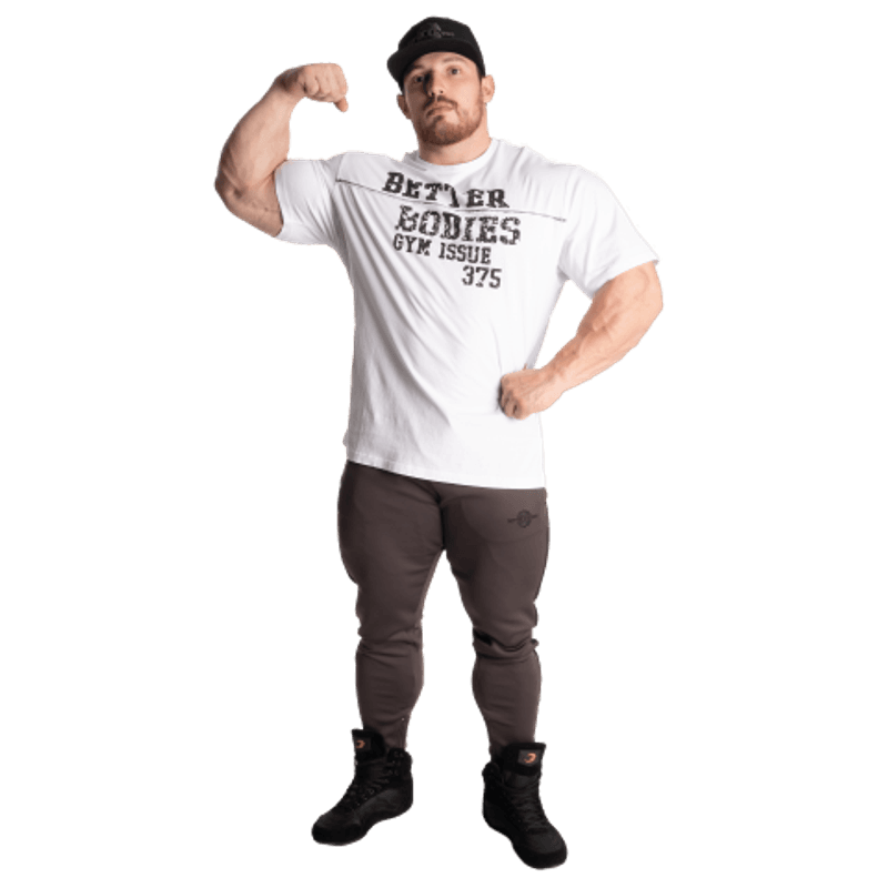 Better Bodies Union Joggers, mørk grå treningsbukse 