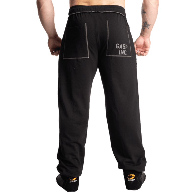 GASP Division Sweatpant, svart treningsbukse