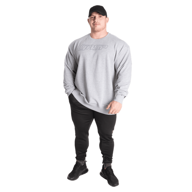 GASP Division Crewneck, grå genser