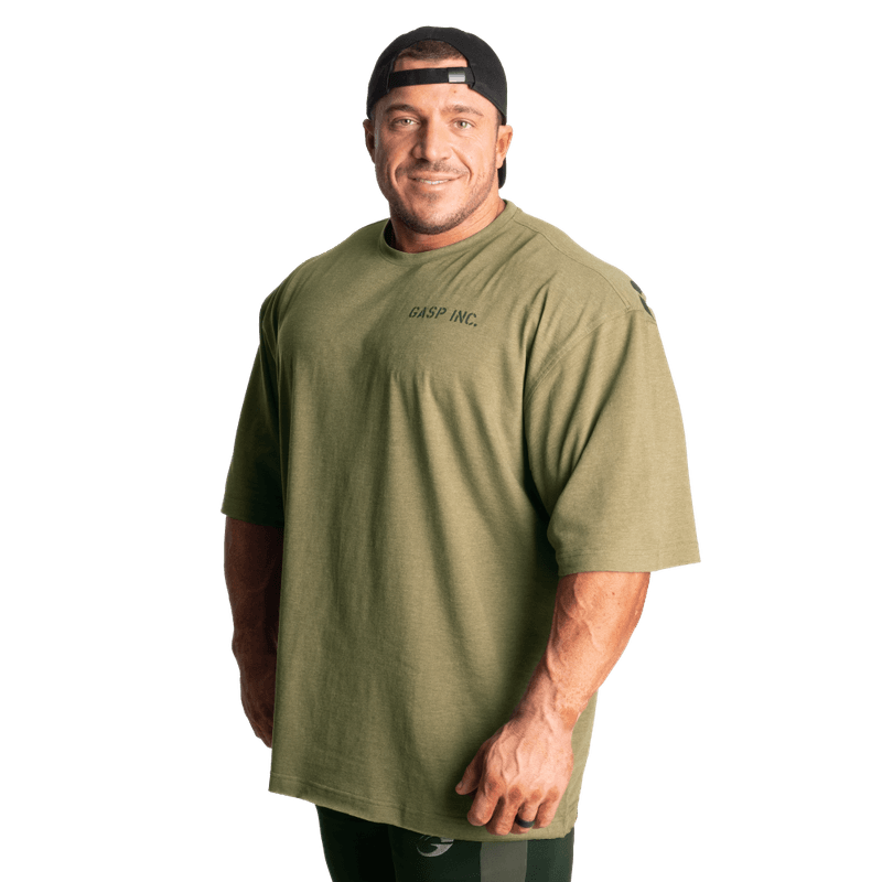 Gasp Division Iron Tee, grønn t-skjorte