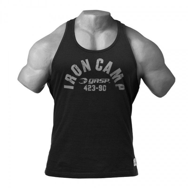 Gasp Throwback Tank, svart singlet