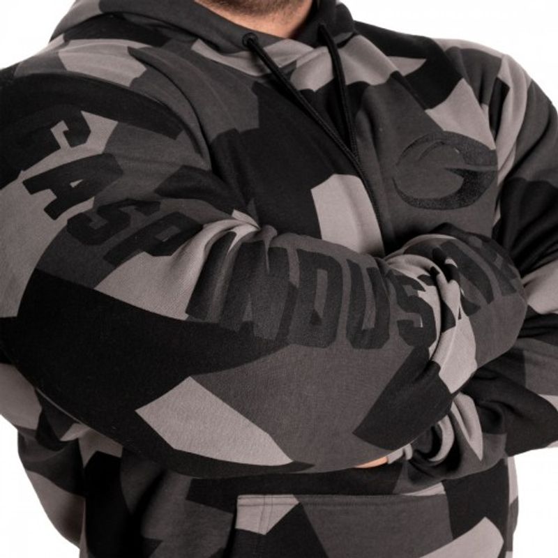 GASP Logo Hoodie, stealth camo hettegenser