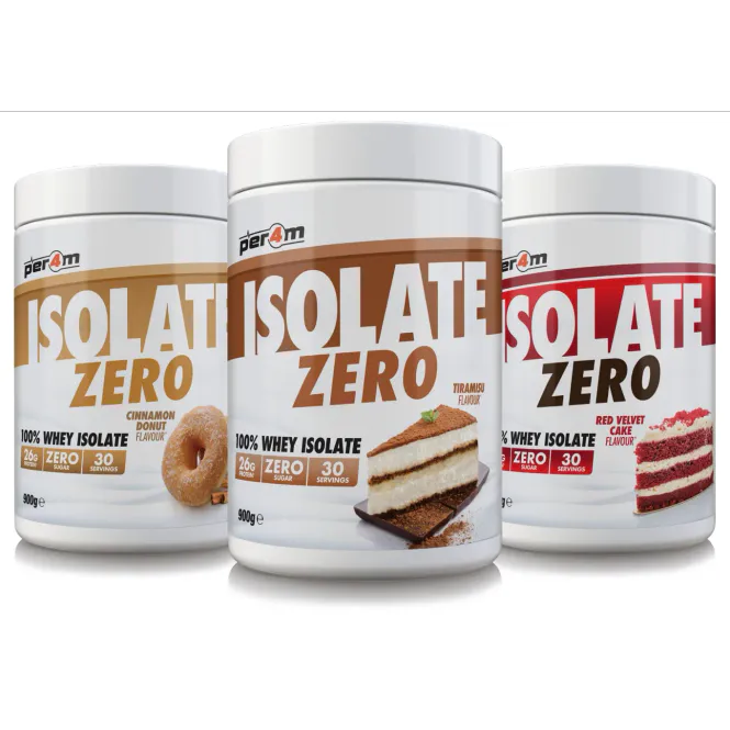 Hovedbilde Per4M Isolate Zero 900 g, proteinpulver