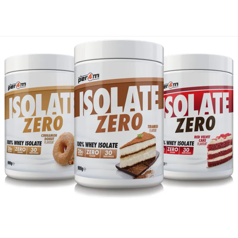 Per4M Isolate Zero 900 g, proteinpulver
