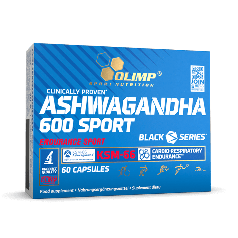 Olimp Ashwagandha 600 Sport, 60 kapsler