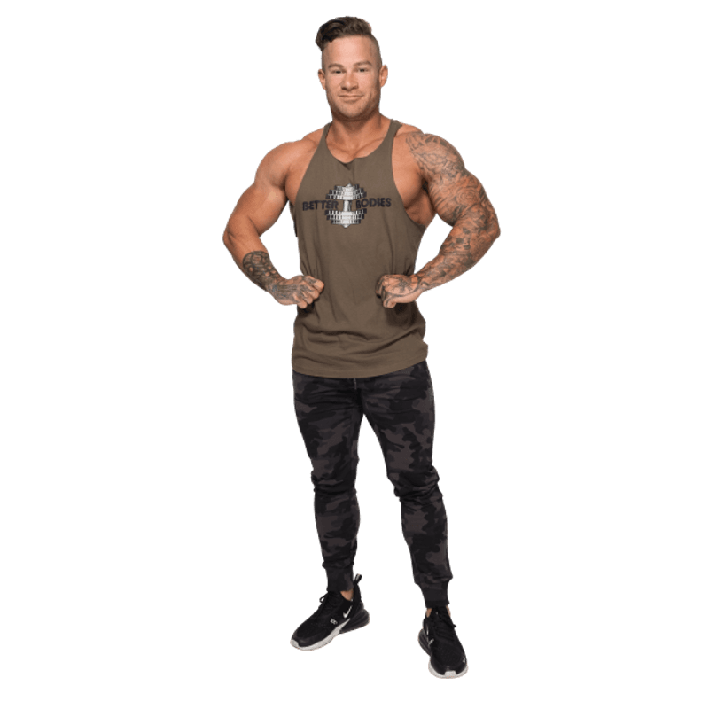 Better Bodies Team BB Stringer V2, grønn singlet 