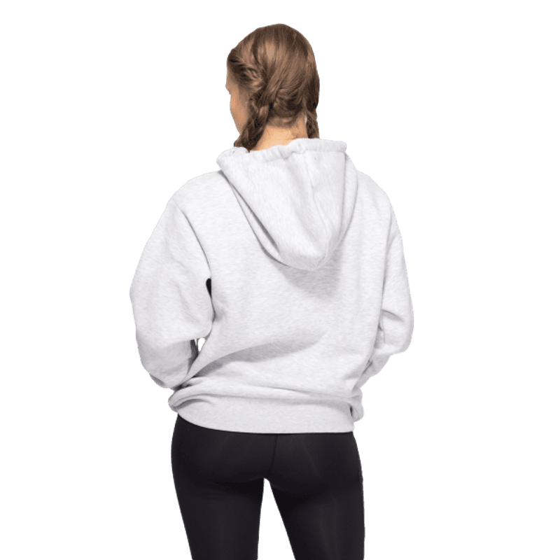 Better Bodies Unisex Logo hoodie, grå hettegenser 