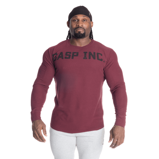 Hovedbilde Gasp Inc Thermal, mørk rød genser 