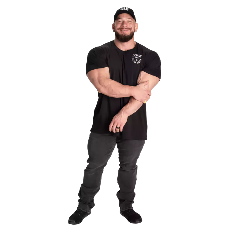 Better Bodies Legacy Street Tee, svart t-skjorte
