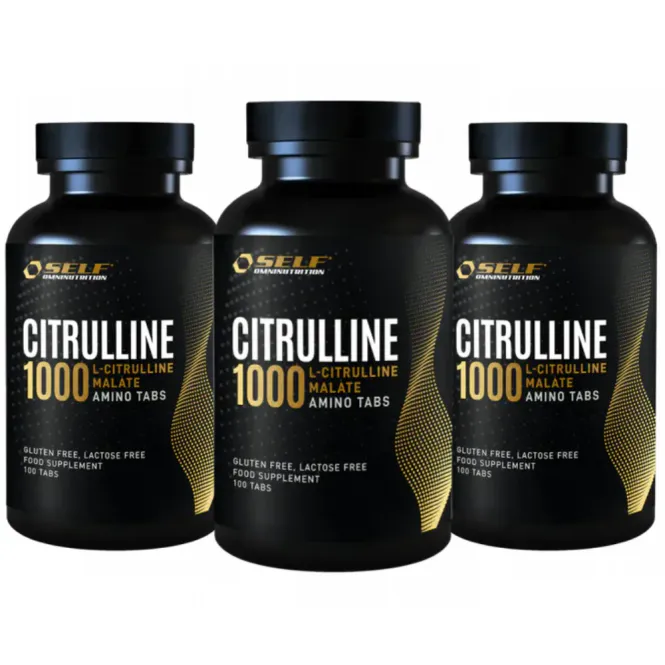 Hovedbilde 3 x Self Citrulline 1000, 100 tabletter