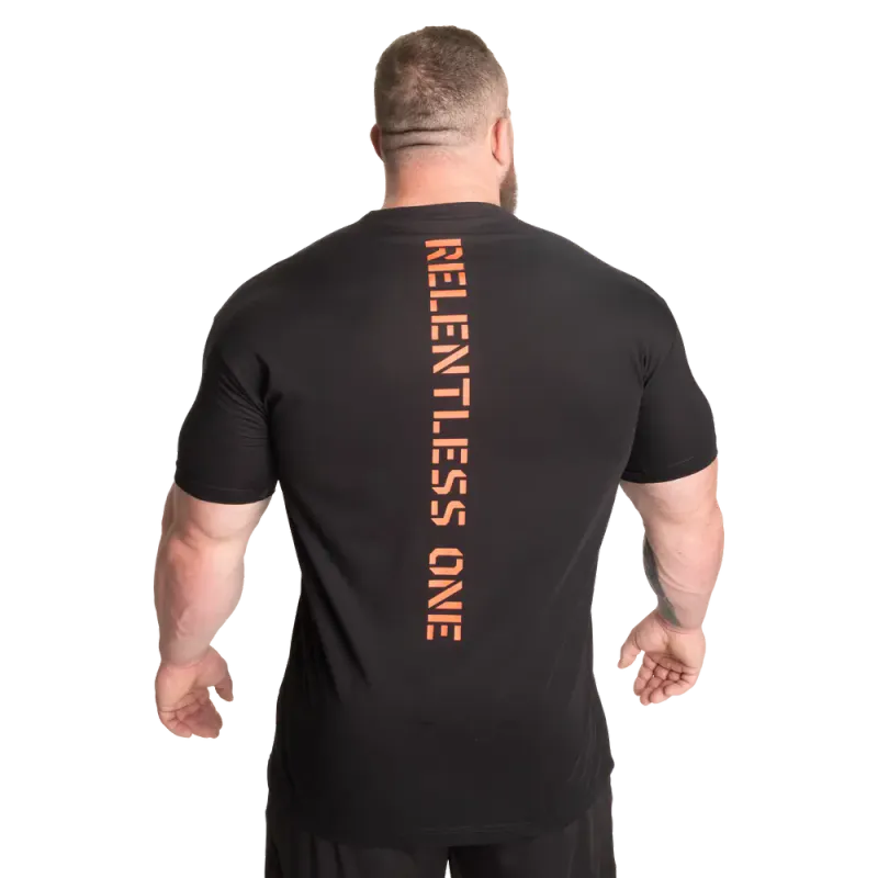 Gasp Relentless One, svart/oransje t-skjorte