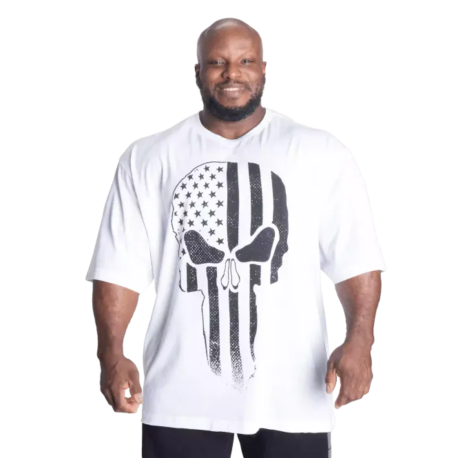 Hovedbilde Better Bodies Skull Union Iron Tee, hvit ...