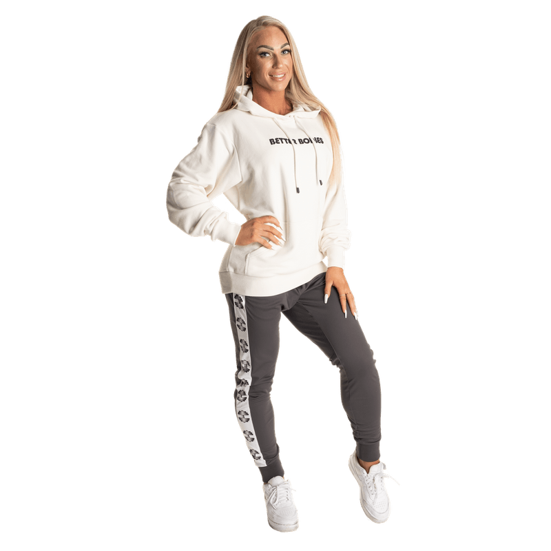 Better Bodies Logo Hoodie V2, off white hettegenser 