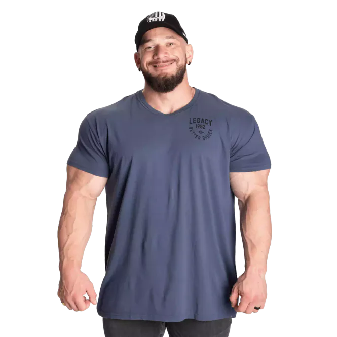 Hovedbilde Better Bodies Legacy Street Tee, blå t-skjorte