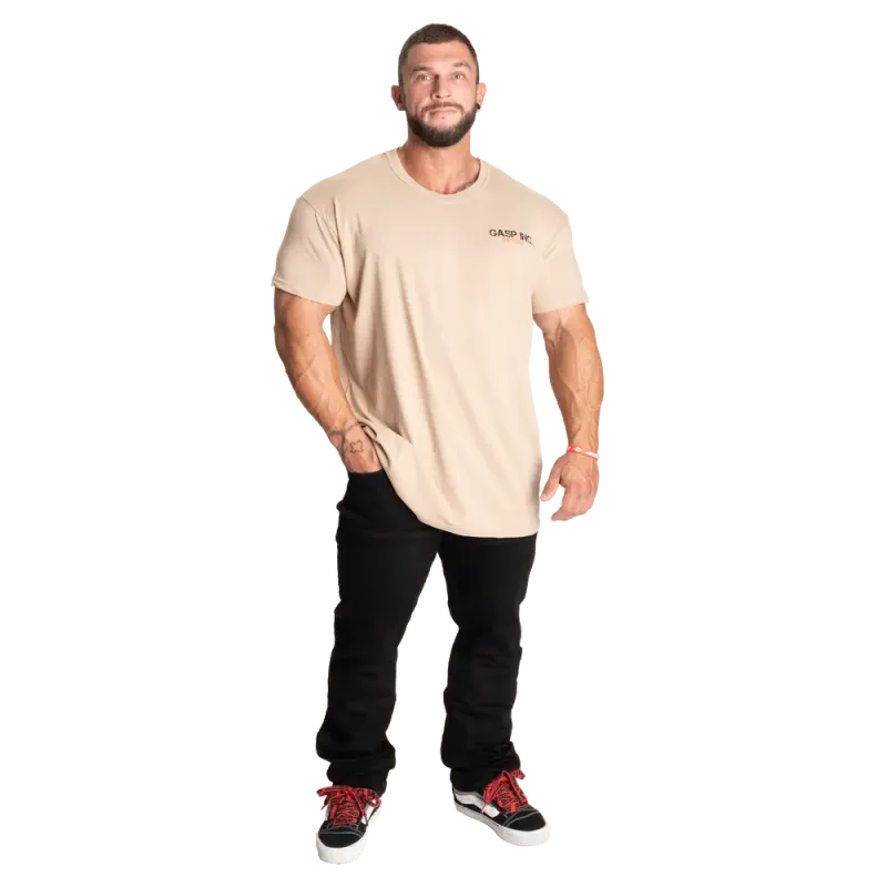 Gasp Utility Street Tee, beige t-skjorte