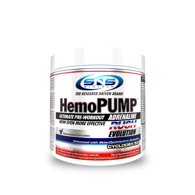 HemoPump Adrenalin Rush 250 g, Pre Workout