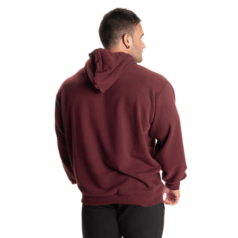 Better Bodies Logo Hoodie V2, rød hettegenser 