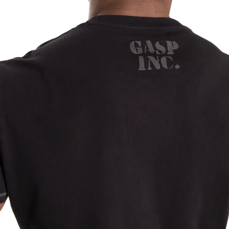 GASP Basic Utility Tee, svart t-skjorte