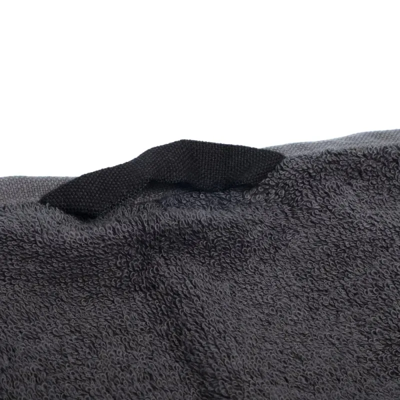 Gasp Towel, svart/grå håndkle