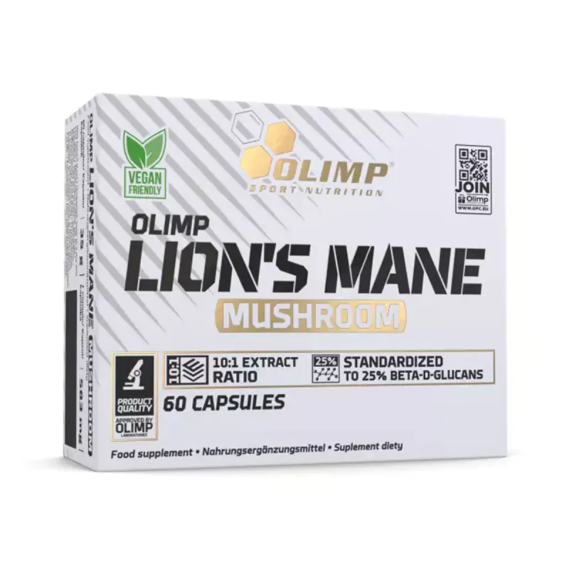 Olimp Lions Mane Mushroom, 60 kapsler