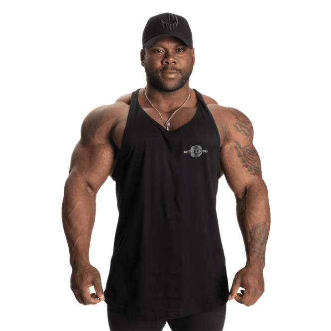 Hovedbilde Better Bodies Essential T-back V2, svart singlet