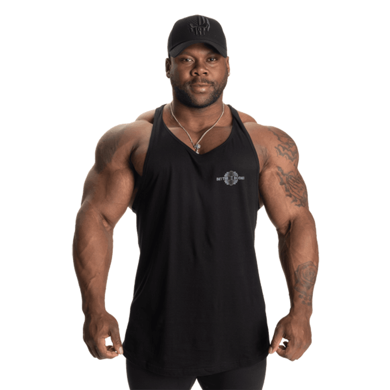 Better Bodies Essential T-back V2, svart singlet