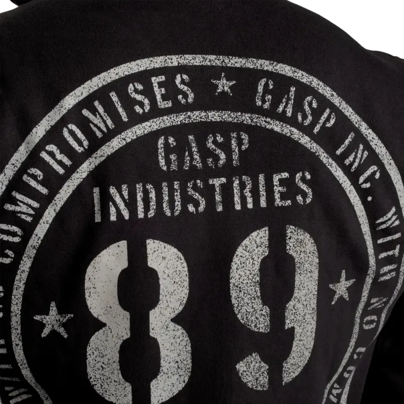 Gasp Inc Classic Hoodie, svart hettejakke