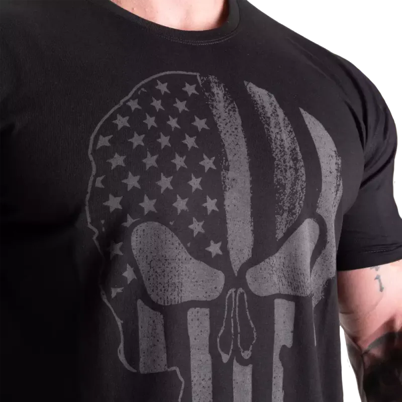 Gasp Skull Standard Tee, svart t-skjorte