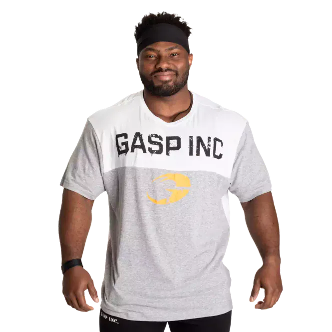 Hovedbilde Gasp Two Color Original Tee, gråmelert/hvit ...