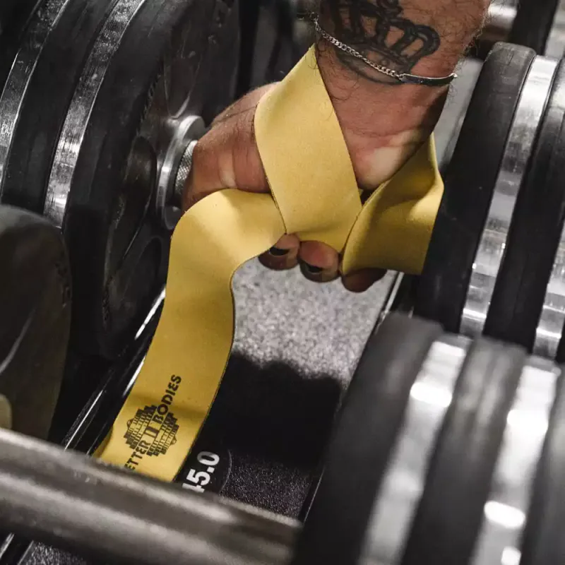 Better Bodies Basic Leather Straps, klassiske drareimer i lær