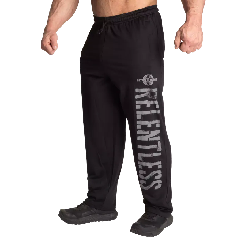 Better Bodies Relentless Mesh Pant, svart treningsbukse