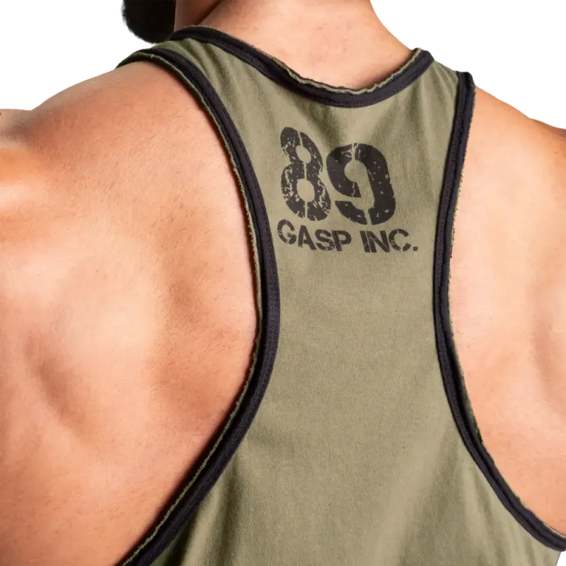 Gasp Division Jersey Tank, grønn singlet