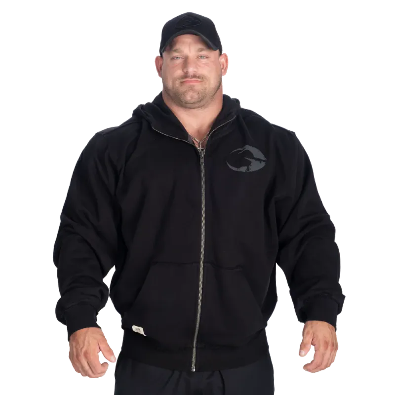 Gasp Original Hoodie, svart/grå hettejakke