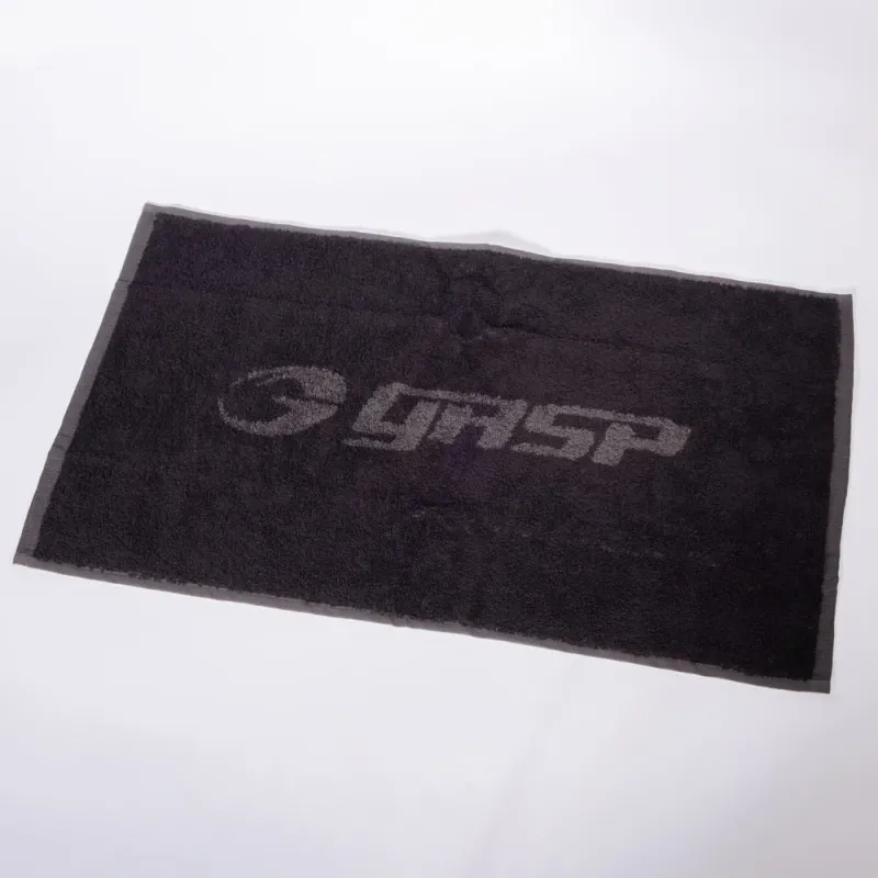 Gasp Gym Towel, svart/grå gym håndkle