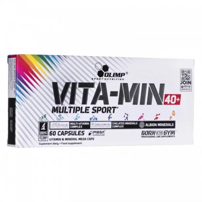 Hovedbilde Olimp VIta-Min Sport 40+, 60 kapsler