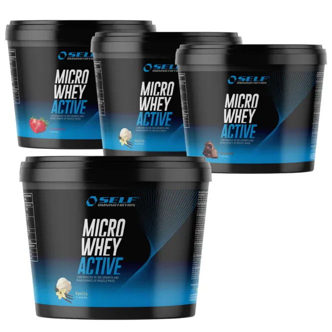 Hovedbilde 4 x Self Micro Whey Active 1 kg