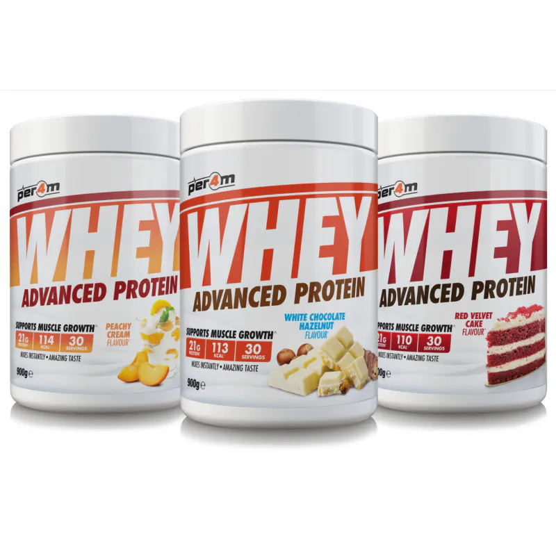 Per4M Whey Protein 900 g, proteinpulver