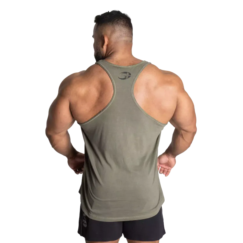 Gasp Skull T-back, grønn singlet