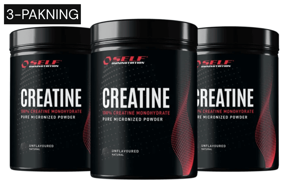 3-pakninger av kosttilskudd med proteinpulver og vitaminer for trening og daglig bruk