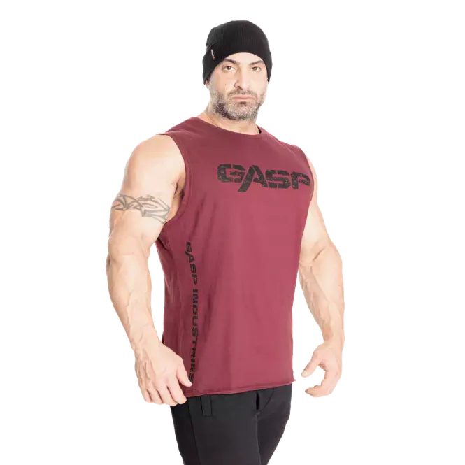 GASP Lサイズ ホワイト ノースリーブ Vintage tank GASP Lサイズ ホワイト ノースリーブ Vintage tank Tank tops