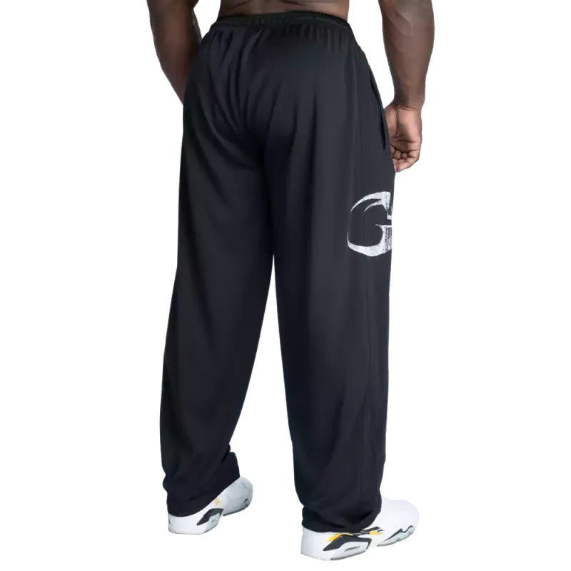 Gasp Inc Mesh Pant, svart/hvit treningsbukse