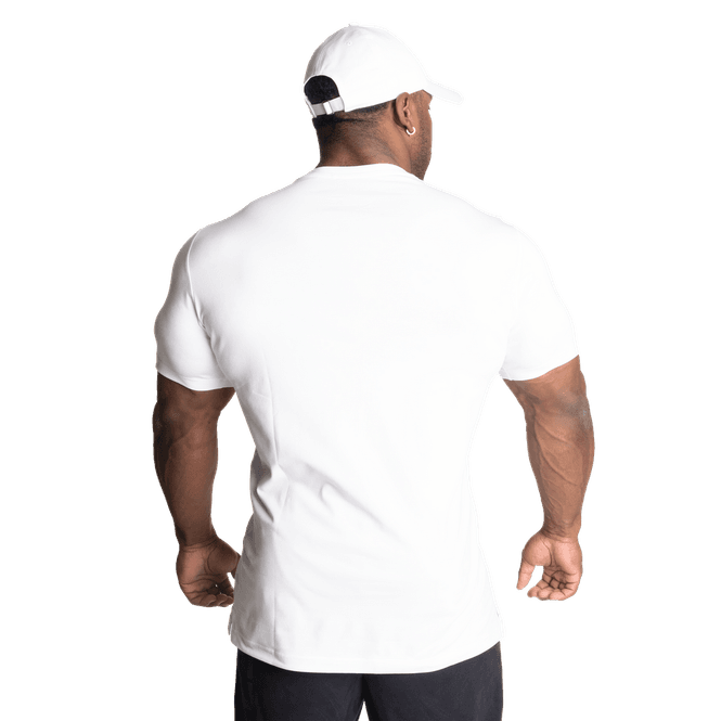 Hovedbilde Better Bodies Basic Tapered Tee, hvit/rød ...