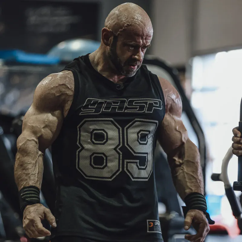 GASP O.G Mesh Tank, svart singlet