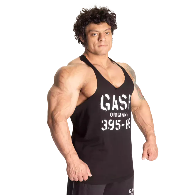 Hovedbilde GASP Original Stringer, svart/hvit singlet
