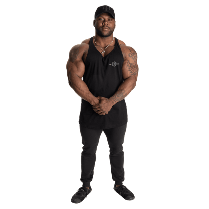 Better Bodies Essential T-back V2, svart singlet