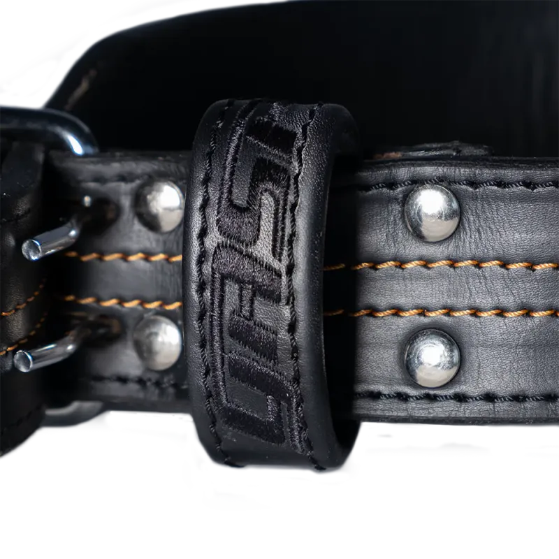 GASP Lifting Belt, svart løftebelte i skinn